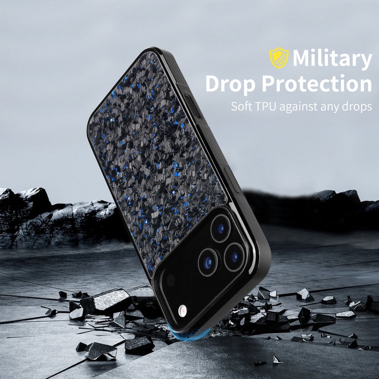 Forged Carbon Fiber Phone Case | Military-Grade Drop Protection thumbnail 10