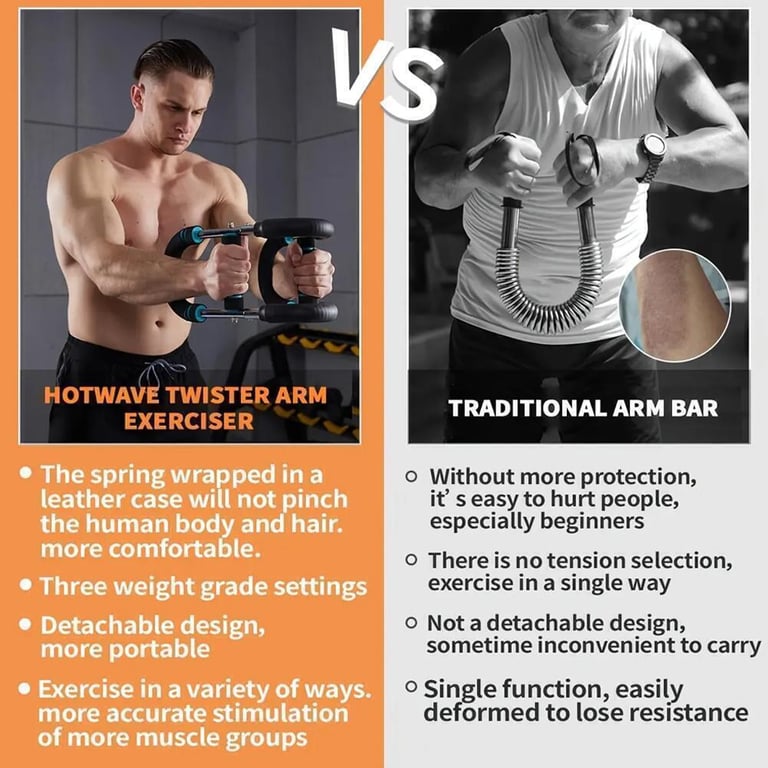 Adjustable Shaker Twister Arm Trainer | Chest Expander Workout thumbnail 20