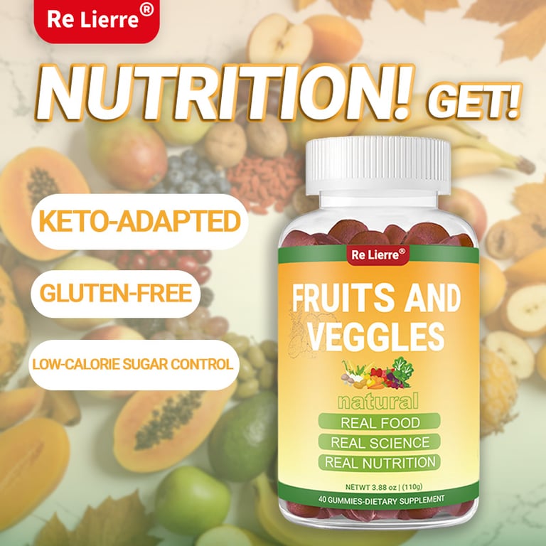 Ketogenic Diet Fruit and Vegetable Gummies | Keto-Friendly Supplement thumbnail 11