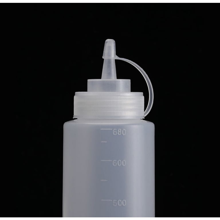 8 Pack Squeeze Sauce Bottles 500ml | Leak-Proof Condiment Dispensers thumbnail 2