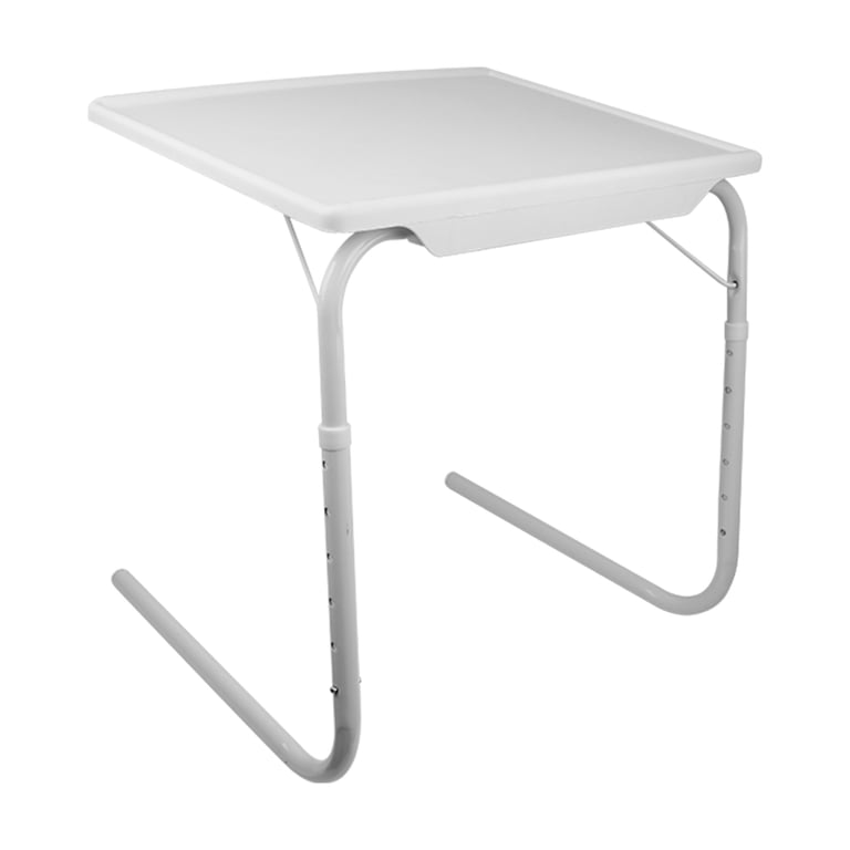 Foldable Tray Table with 6 Heights & 3 Angles | Adjustable Laptop Desk