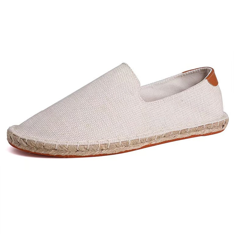 Wear-Resistant Canvas Men's Slip-On Loafers | Breathable Casual Shoes thumbnail 6