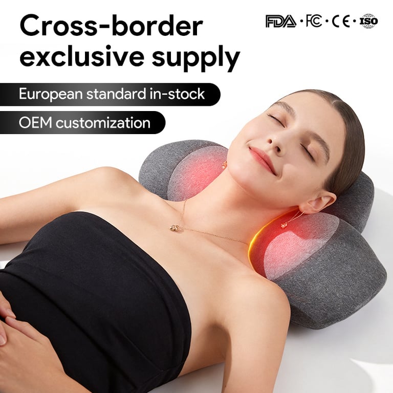 Vibrating Temperature-Controlled Heating Cervical Massage Pillow | Neck Pain Relief thumbnail 13