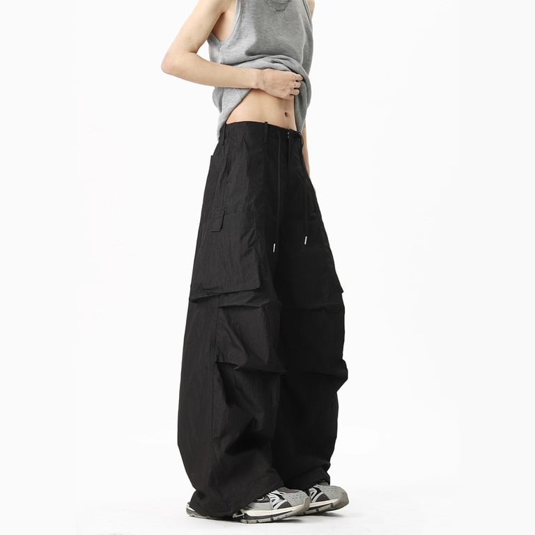 Loose-fit Casual Quick-drying Outdoor Pants | Wide-leg Cargo Style thumbnail 6