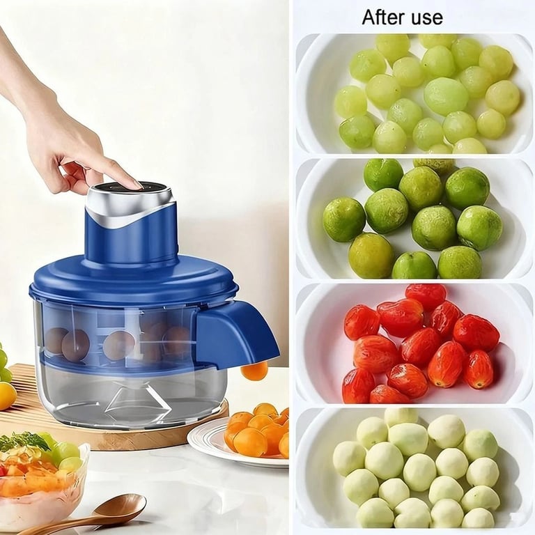 Electric Grape Peeling Machine | Effortless Fruit Peeler Tool Canada thumbnail 7