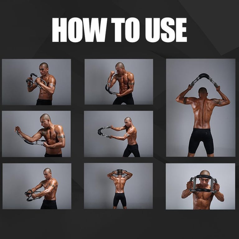 Adjustable Shaker Twister Arm Trainer | Chest Expander Workout thumbnail 3