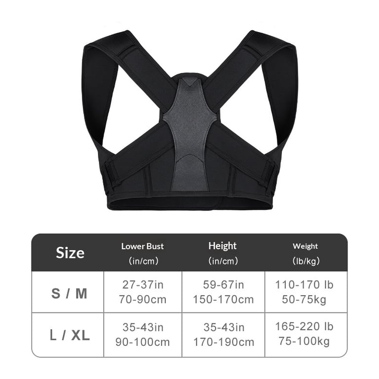 Adjustable Shoulder Support Band | Comfortable Back Brace thumbnail 5
