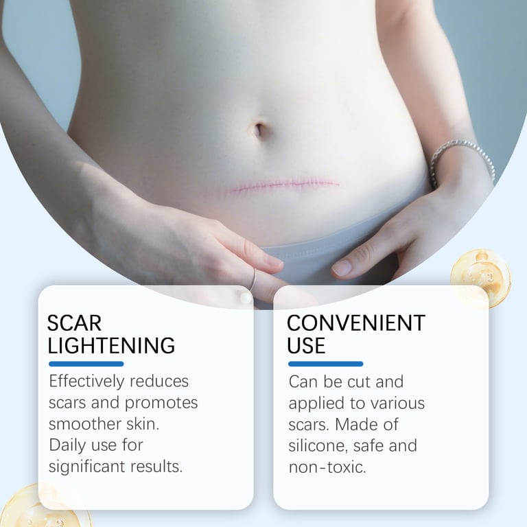 Silicone Scar Cover Patch | Thin, Breathable, Hyaluronic Acid thumbnail 3