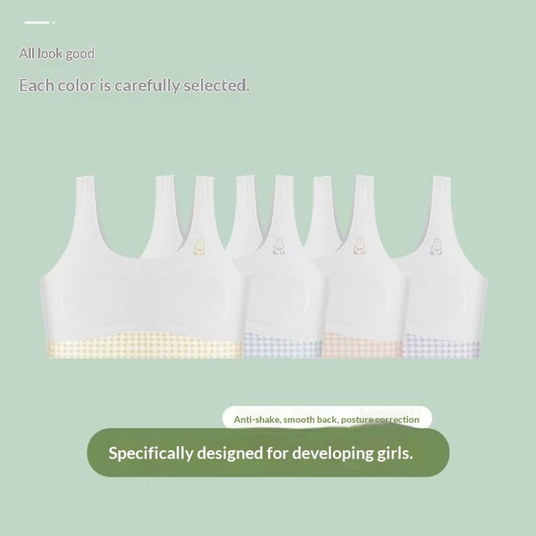Ice-Silk Training Bra for Young Girls | Posture-Correcting Chest Pad thumbnail 8