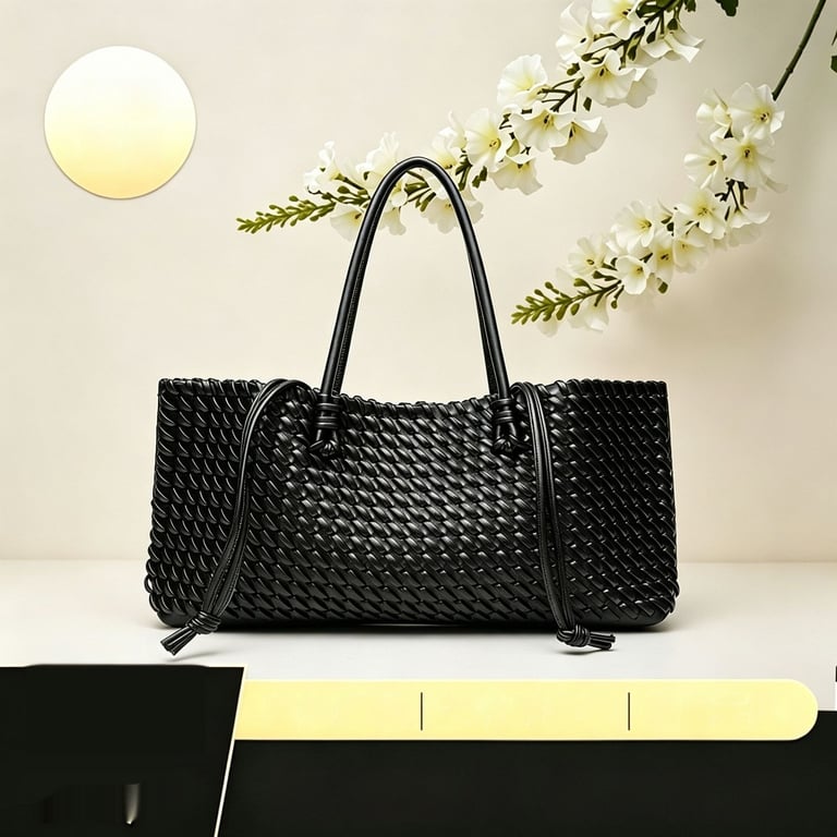 Handmade Woven Bag for Home & Kitchen Storage | Eco-Friendly Tote thumbnail 9