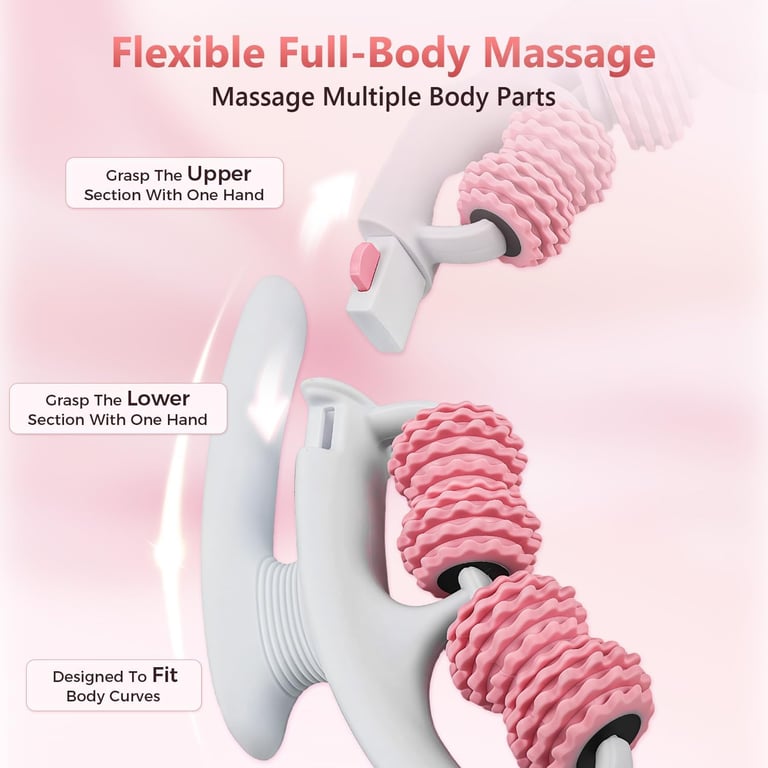 Anti-Cellulite Massage Roller | Lymphatic Drainage Deep Tissue thumbnail 4