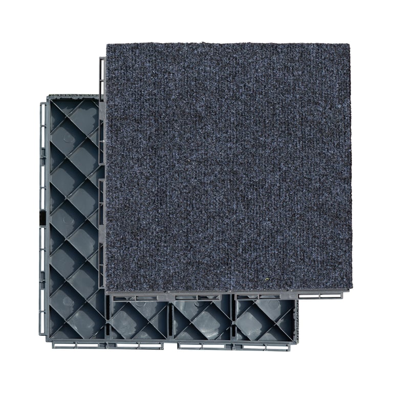Interlocking Plastic Deck Tiles | Easy Install Outdoor Flooring CA thumbnail 2