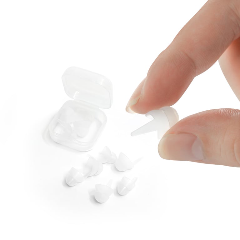 Dual Soft Silicone Ear Tips for Hearing Aids | TPE Material thumbnail 2