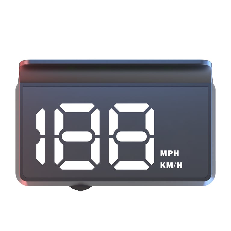 W2 Universal HUD Head-Up Display Car GPS Speedometer | Safe Driving