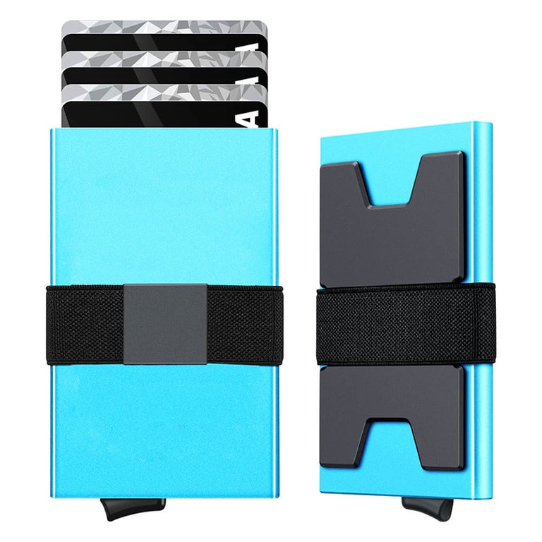 Aluminum RFID Card Case Minimalist Wallet | Mens Card Holder A008 thumbnail 3