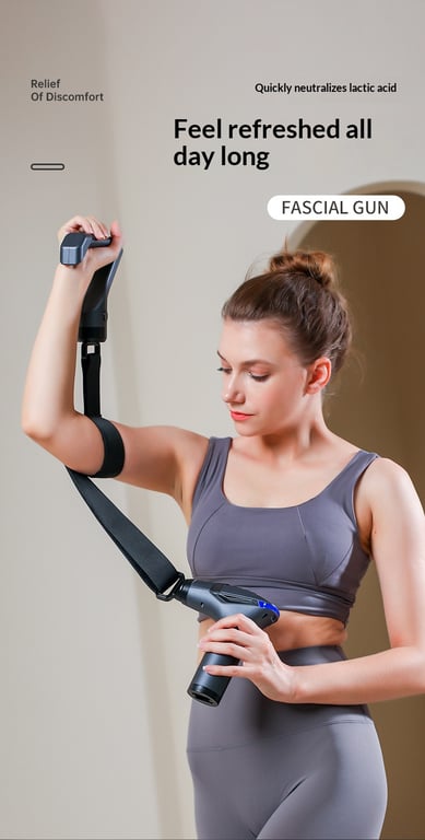 Cross-Border 887 Silent Fascia Gun | Health & Beauty Muscle Recovery thumbnail 2