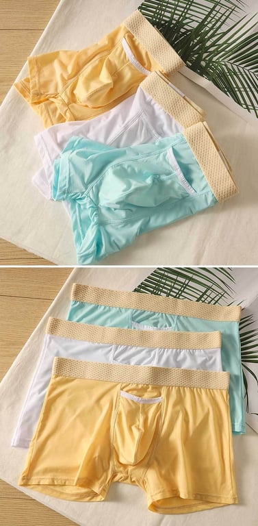 Men's Quick-Drying Ice-Silk Breathable Slim-Fit Sports Shorts
