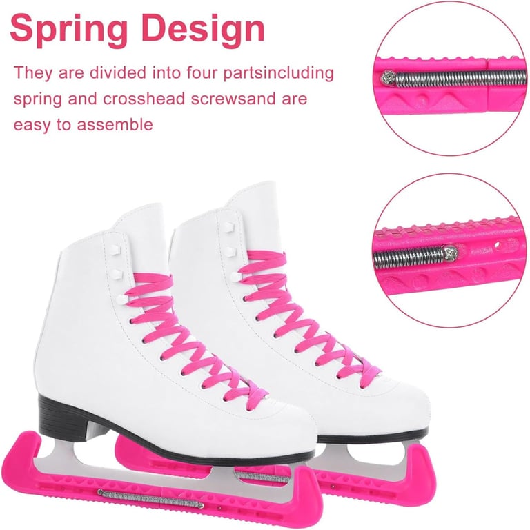 Pink Ice Skate Blade Guard | Universal Protection for Figure & Hockey Skates thumbnail 4