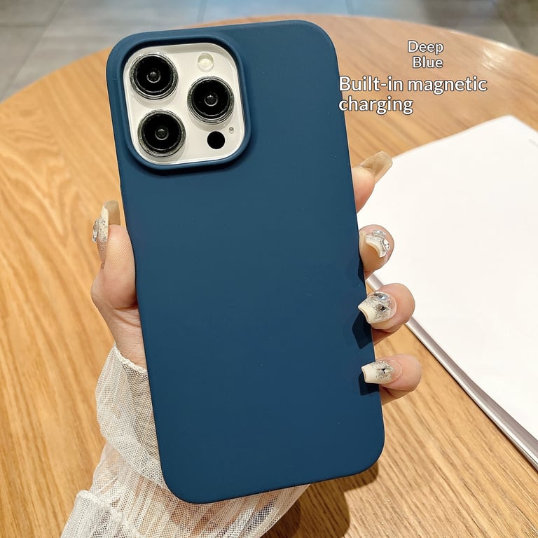 Liquid Magnetic Wireless Charging Phone Case for iPhone 17 Pro Max thumbnail 3