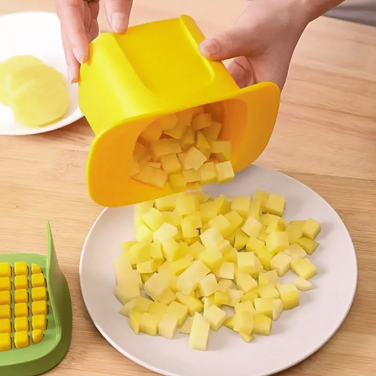 Manual Vegetable Chopper & Fruit Slicer | Fast Dicing Tool Canada
