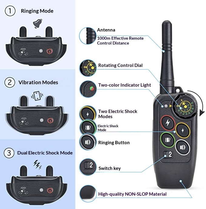 1km Remote Dog Training Collar | Waterproof PetSpy System thumbnail 10