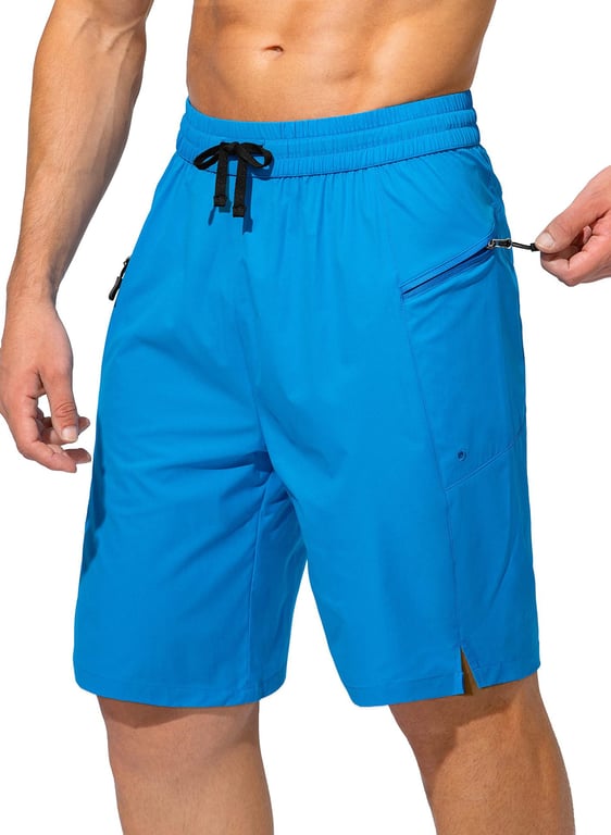 Men's Quick Dry Beach Shorts with Pockets | Drawstring Swim Trunks - image 1