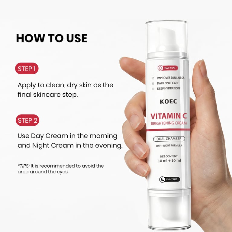 Derma Planing Facial Cream | Vitamin C Brightening Day & Night Moisturizer thumbnail 4