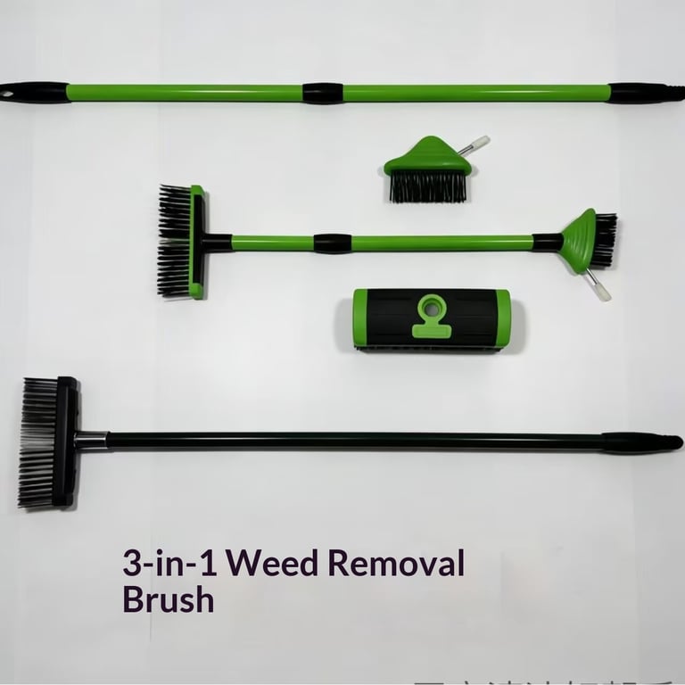 Telescopic Iron Rod Brush with Multi-Head System | Extendable Reach thumbnail 16