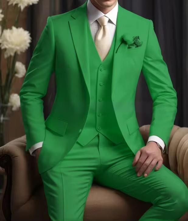 Elegant Business Banquet Suit Set For Men | Three-Piece Formal Wear thumbnail 16