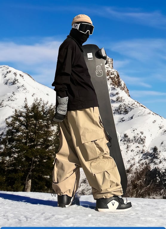 Ice South Korea Multi-Pocket Waterproof Ski Pants | Home & Kitchen Winter Wear thumbnail 8