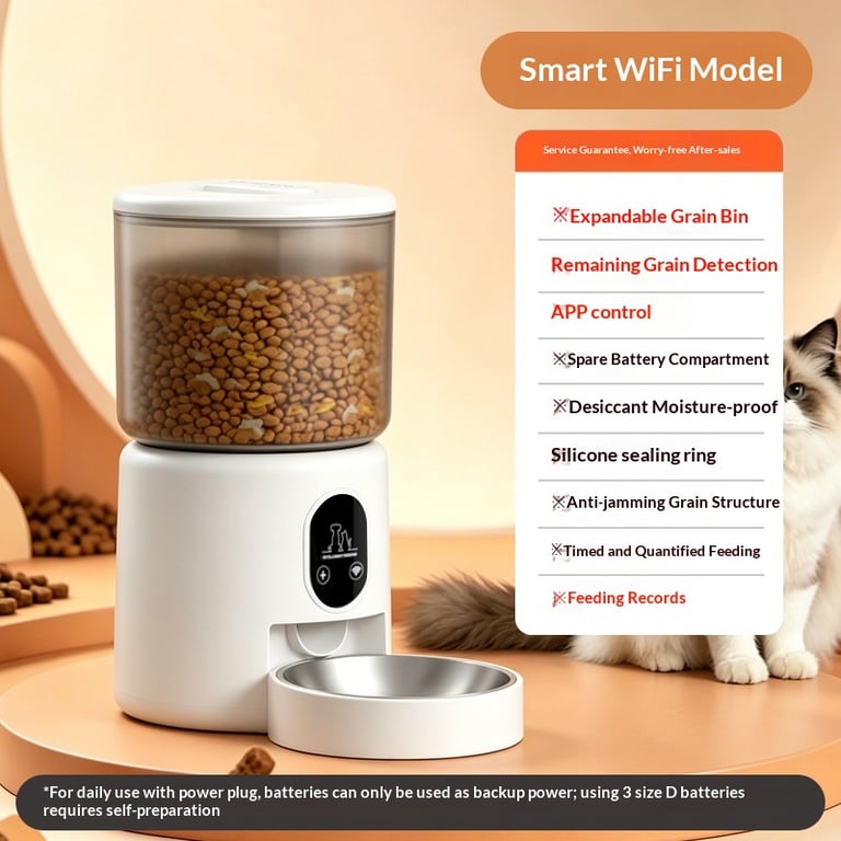 Smart Dog and Cat Food Feeder Dispenser | WiFi App Control thumbnail 5
