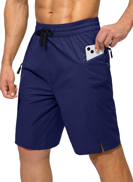 Men's Quick Dry Beach Shorts with Pockets | Drawstring Swim Trunks thumbnail 10