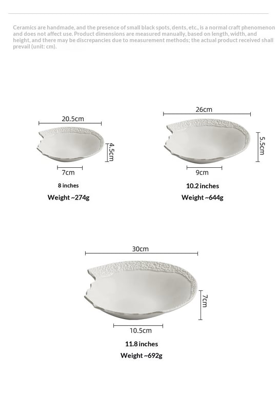 White Aesthetic Dish Presentation Plate | Artistic Ceramic Serveware thumbnail 9