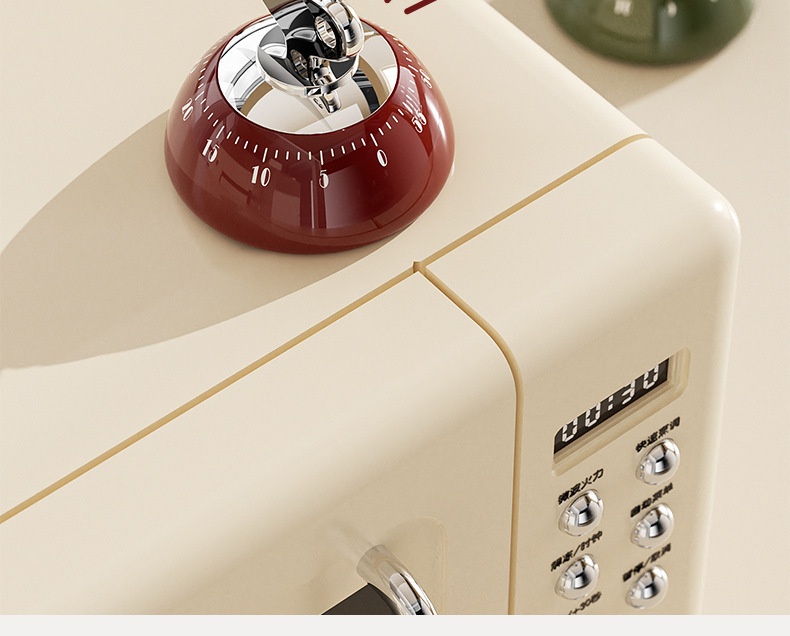 Magnetic Kitchen Timer Lite-Luxury Precise Countdown | Retro Design thumbnail 7