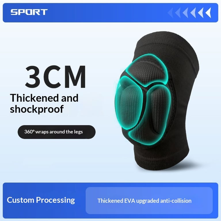 Volleyball Roller Skating Knee Pads | Thickened Sponge Protection thumbnail 9