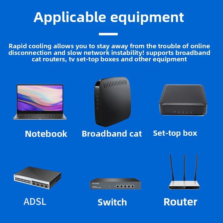 120mm Dual Cooling Fan USB PC Case | Silent Desktop Cooler thumbnail 5