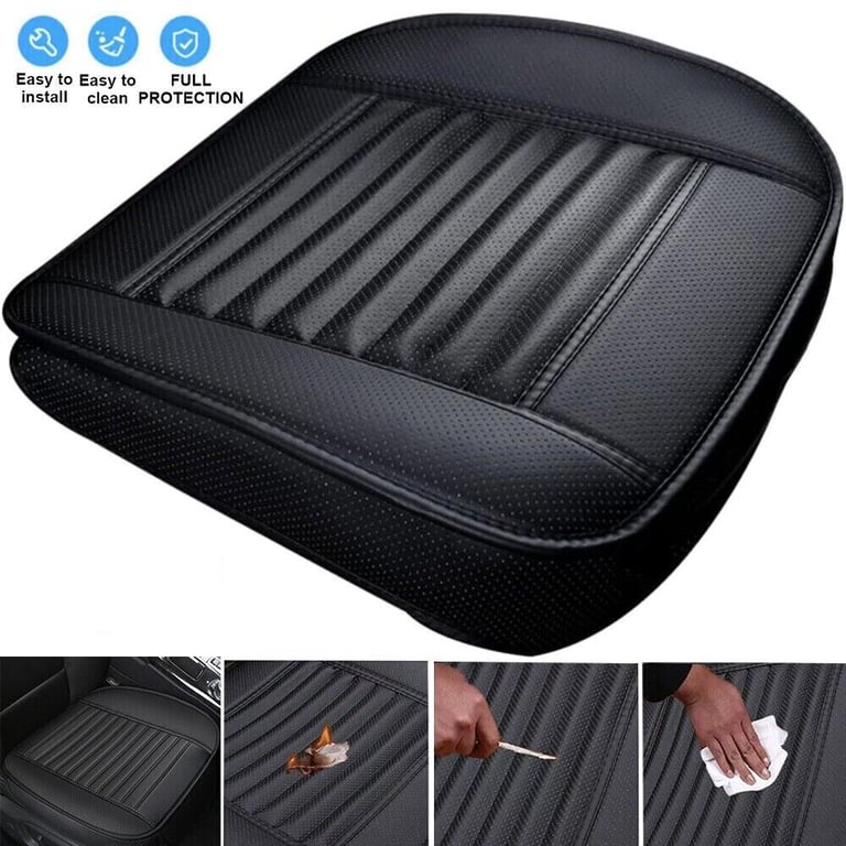 3D Car Front Seat Cover Pad | PU Leather Full Surround Cushion thumbnail 16