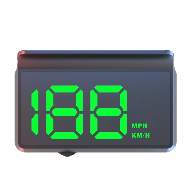 W2 Universal HUD Head-Up Display Car GPS Speedometer | Safe Driving thumbnail 2