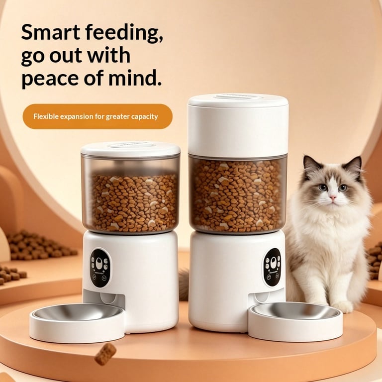 Smart Dog and Cat Food Feeder Dispenser | WiFi App Control thumbnail 4