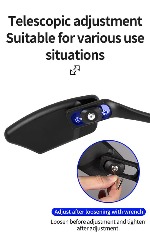 Adjustable Stainless Steel Bicycle Rearview Mirror | Safe Cycling thumbnail 11