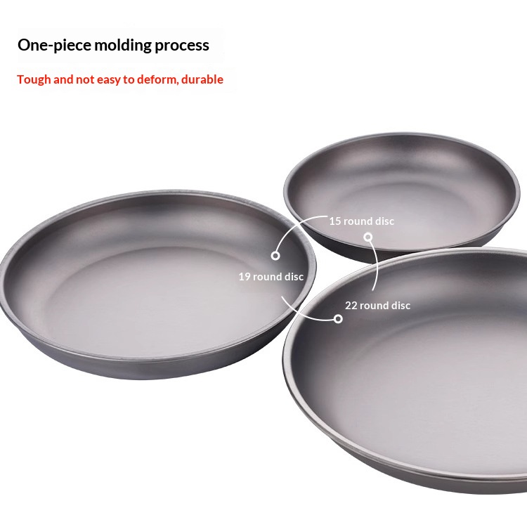 Pure Titanium Camping Dish | Lightweight Tableware for Outdoor Adventures thumbnail 13
