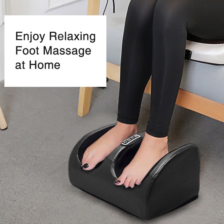 Electric Foot Massager with Heat | Shiatsu Kneading Calf Pain Relief thumbnail 7