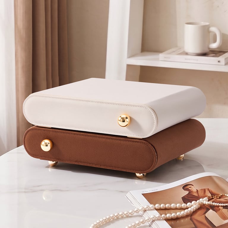 Drawer-Style Jewelry Box Large Capacity Multi-Functional Modular Storage Case thumbnail 3
