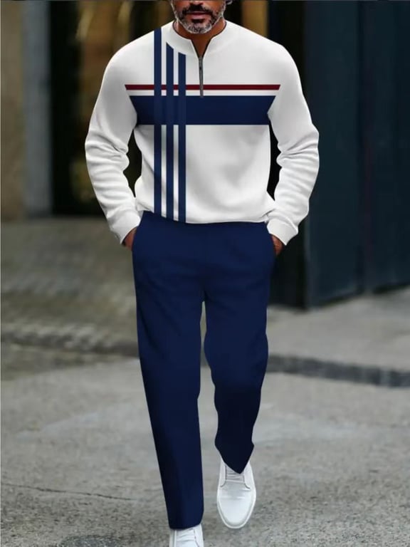 Men's Casual Long-Sleeve Pants Set | Coordinated Comfort Wear Canada thumbnail 7