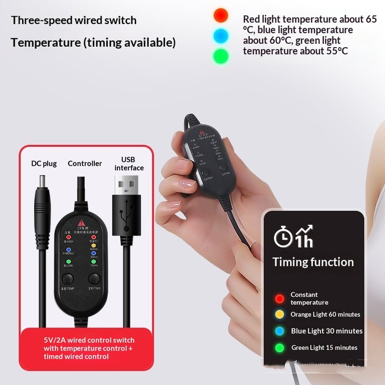 Electric Heated Jaw & Cheek Wrap | Warm Comfort Pad thumbnail 13