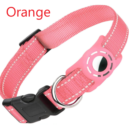 Reflective Dog Leash Collar with AirTag Holder | Anti-Lost Pet Safety thumbnail 5