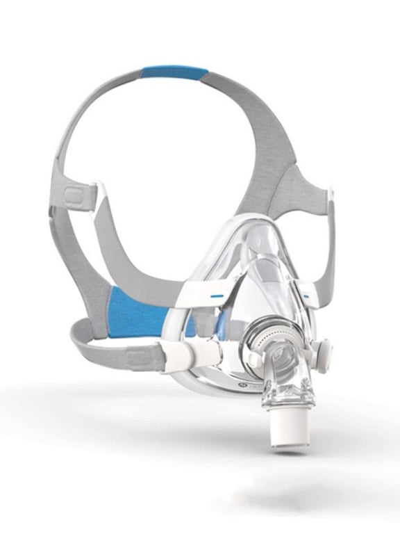 Ventilator Head-Mounted Silicone Nasal-Oral CPAP Mask | Full-Face thumbnail 3