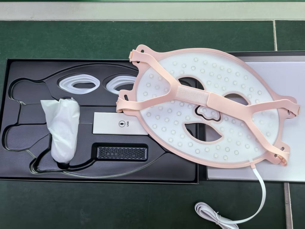 LED Silicone Multicolor Photon Therapy Rejuvenating Facial Mask | Canada thumbnail 17