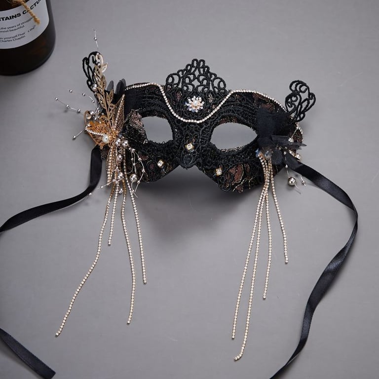 Christmas Half-Face Sexy Party Eye Mask | Masquerade Ball Costume thumbnail 7