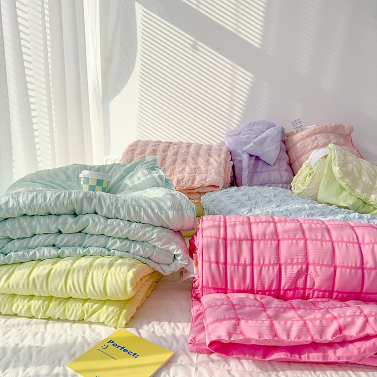Summer Cooling Quilt Double-Size | Lightweight Breathable Bedding thumbnail 14